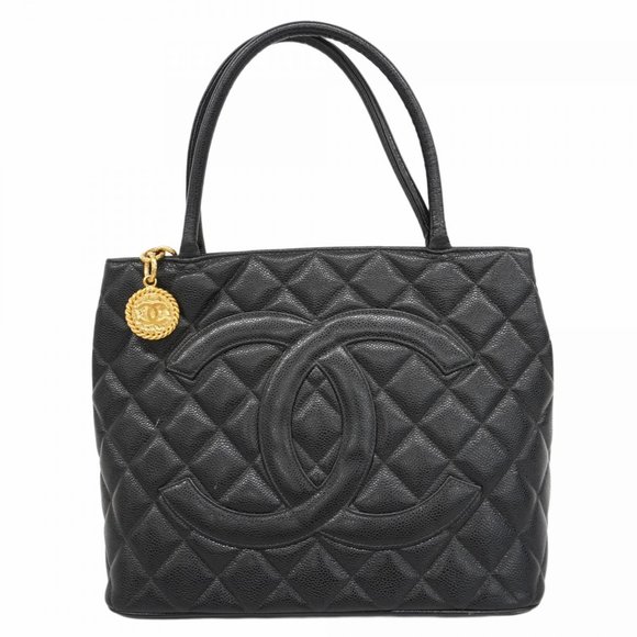 Chanel Reissue Tote Bag, Caviar Skin, Black, Women's - Picture 1 of 16